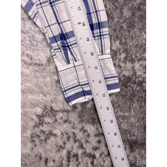 Gitman Bros Small Mens Vintage Oxford Plaid Button Down Long Sleeve - Picture 5 of 12